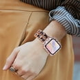 thumbnail image 2 of Étui Rigide en PC avec Protecteur d'Écran en Verre Trempé pour Apple Watch SE, Étui de Protection Intégrale pour iWatch 42 mm, Protecteur Bling à Diamants Compatible avec Séries 3 2/1 42 mm, 2 of 6