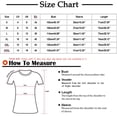 thumbnail image 3 of Jovatis Hauts de Sortie pour Femmes Été, T-Shirts Décontractés de Mode pour Femmes à Dégradé, Col en V, Manches Courtes, Coupe Ample, 3 of 7