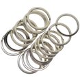 thumbnail image 1 of Abbracc Various Split Key Rings Keys Chain Bag Charms Clasp flat round circle clip 1 1, 1 of 9