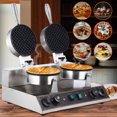 thumbnail image 1 of Zzistar Stainless Steel Waffle Maker ,180° Rotating Electric Waffle Making Machine | 50-250℃ Non-Stick Flip Time Control Temperature Adjustable, 110V 1200W, 1 of 7