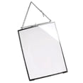 thumbnail image 3 of jifeng Brass Glass Hanging Photo Picture Frame Portrait Decor 6x8in, 3 of 9