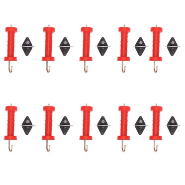 Poignée de Barrière Électrique, Poignée de Clôture Isolée Poignée de Clôture Rouge pour Professionnel pour Extérieur