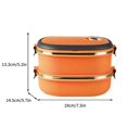 thumbnail image 3 of Ynlkorvg Food Storage Thermal Lunch Box For Food Portable Keep Warm Lunch Container For Kid Adult To School Work Stainless Insulated Lunch Box Microwave Food Containers, 3 of 3