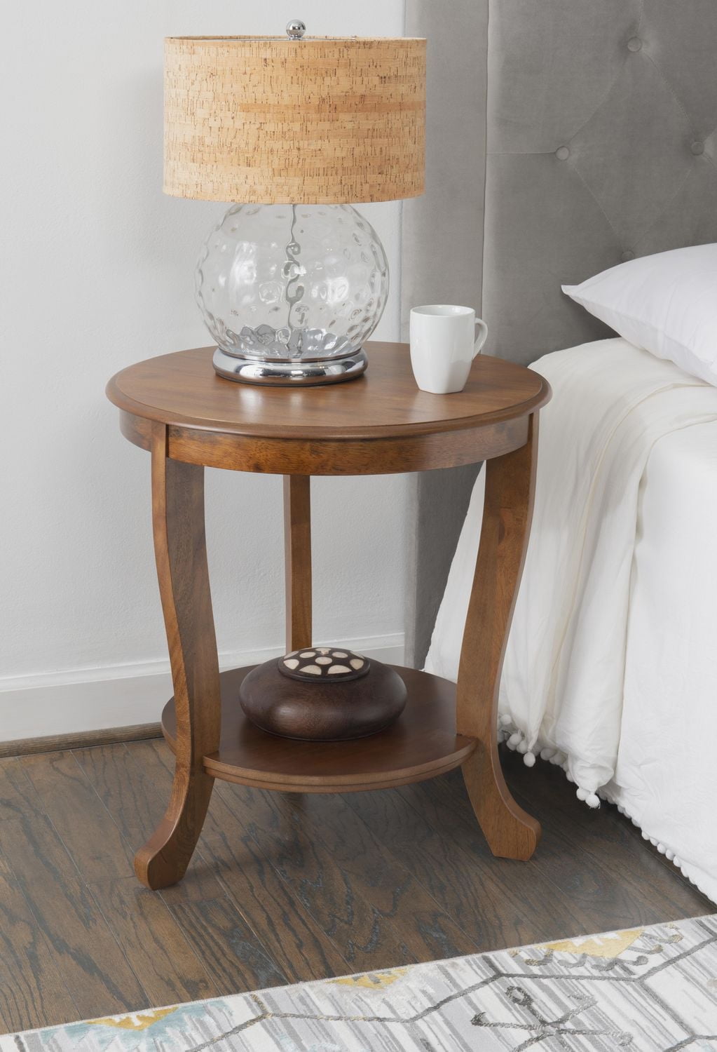 Dendrie Side Table, Hazelnut