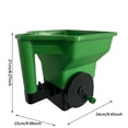 thumbnail image 3 of 3L Hand for Spreader Handheld Hand Spreader Yard Spreader Large Space Capacity Broadcast Spreader Garden Seeder for Residential Farm Easy To Use Feed & Spreader Adjustable, 3 of 8