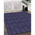 thumbnail image 3 of Ahgly Company Tapis Rectangulaire Lavable en Machine Intérieur Transitionnel Violet Pervenche Profond, 2 Pieds x 3 Pieds, 3 of 7