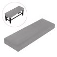 thumbnail image 4 of Abbracc Soft Bench Seat Slipcover Cover Rectangle Dedroom Living Room Bench Grey, 4 of 9