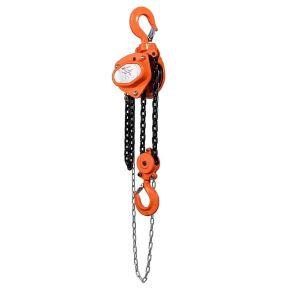TMG Industrial Palan à Chaîne de Levage 3 Tonnes 10 Pieds, Crochet Pivotant à 360°, ASME B30.16, TMG-AHC3