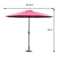 thumbnail image 3 of Outsunny 10' parapluie de patio de diamètre, 3 of 3
