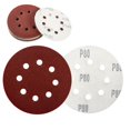 thumbnail image 1 of 10 Pcs Disques de Ponçage à Crochets et Boucles de 5 Pouces à 8 Trous Papier Sablé Rond Rouge, Tampons de Papier Sablé Ronds à Crochets et Boucles, Tampons de Papier Sablé en Oxyde d'Aluminium, pour Ponceuse Orbitale Aléatoire R7I2, 1 of 1