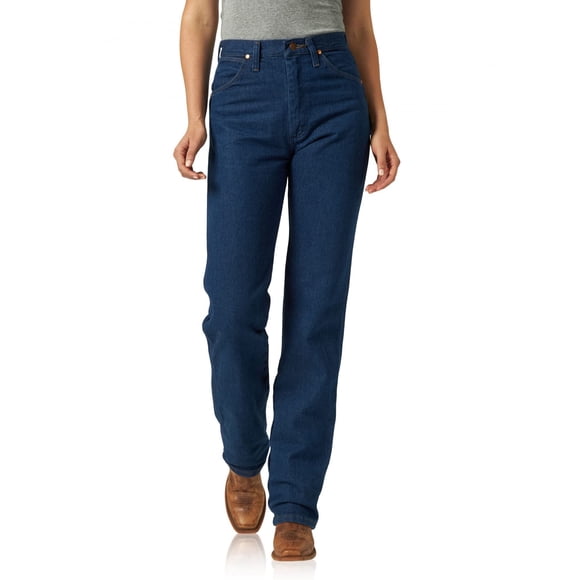 Wrangler Women's Cowgirl Cut Slim Fit Natural Waist Jean, Prewash, 5X38