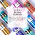 thumbnail image 2 of FolkArt Multi-Surface Satin Acrylic Paint, 2 fl. oz., Licorice, 2 of 9