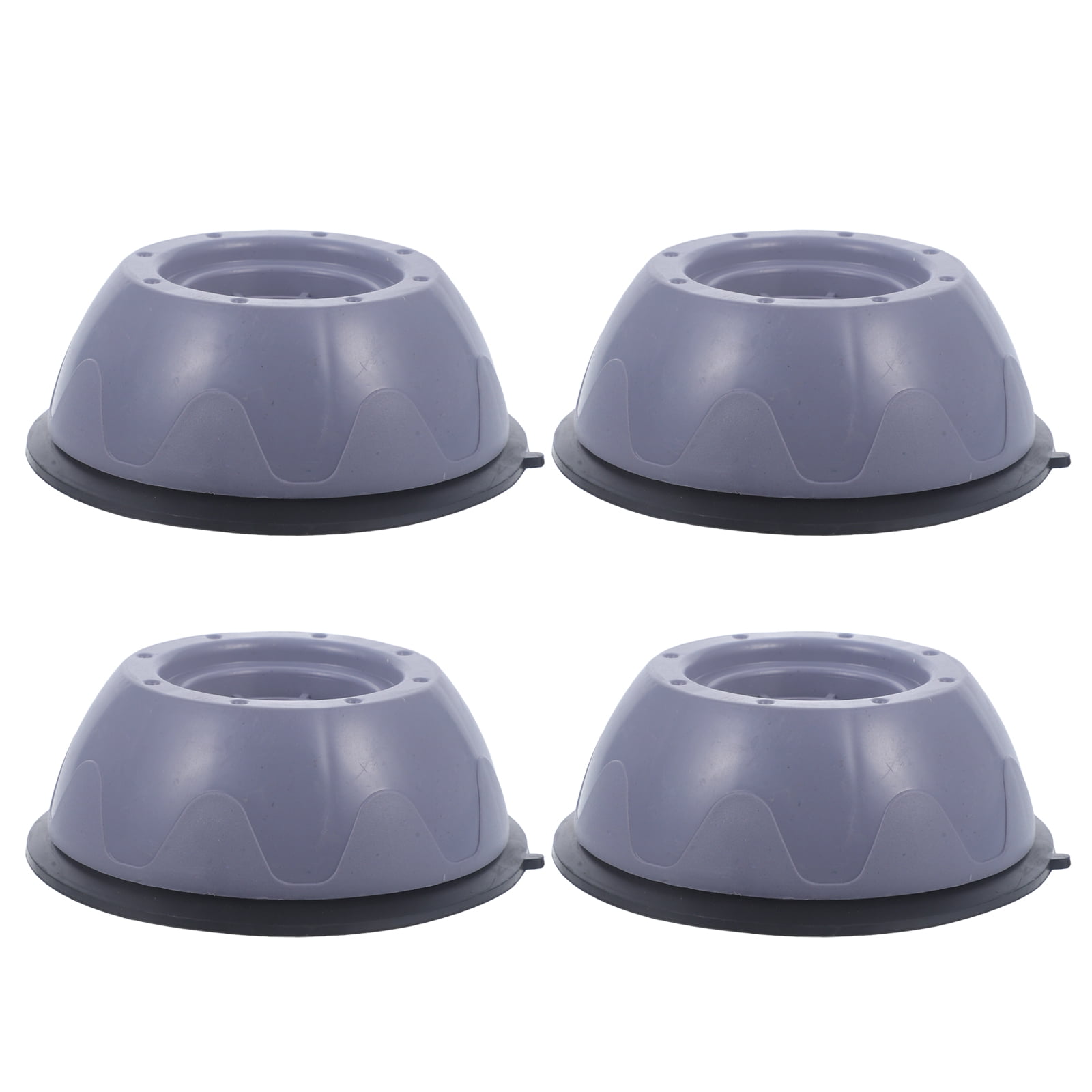 Shisuyan Shock Absorption Washer Foot Pads Rubber 4Pcs 4.1x4.1x1.6in