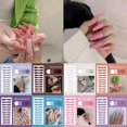 thumbnail image 2 of Glossy Press On Nails Long Square Fake Nails Elegant 24Pcs лн [ζ √| L5M9, 2 of 8