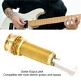 thumbnail image 3 of Metal Electric Guitar Bass Jack Socket 1/4 Inch Reduce Noise Output Jack, Versatile Compatibility For Guitars Basses, 3 of 8