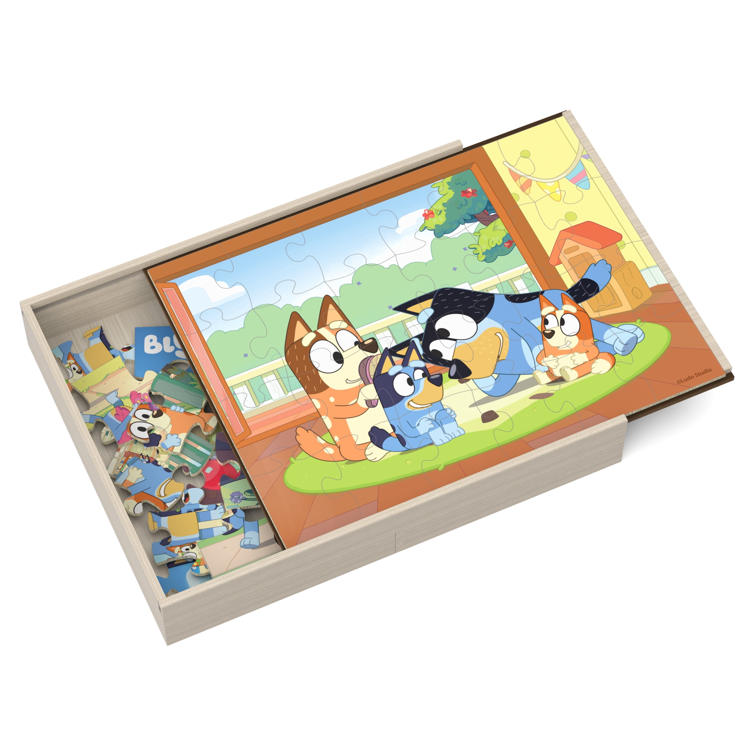 Spinmaster Wood Pzl Bluey