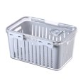 thumbnail image 1 of Refrigerator Organizer Bins with Drainage Design, Airtight Food Storage Containers for Fruits Vegetables, Durable Plastic Trays with Lids, Stackable Pantry Solution for Kitchen, 1 of 5