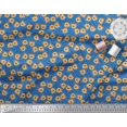 thumbnail image 3 of Soimoi Modal Satin Fabric Text & Tiger Face Cartoon Print Fabric by The Yard 42 Inch Wide, 3 of 3