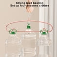 thumbnail image 4 of Meitianfacai Clothes Drying Rack Clothes Hanger, Non-slip Hangers Non-marking Thicker Models Without Shoulder Corner Drying Rack Household Clothes Racks 10PCS,Pink, 4 of 6