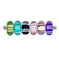thumbnail image 2 of CHUANK Bling Jewelry Mixed Set Blue Green Pink Multicolor Murano Glass Swirl Charm Bead, 2 of 4