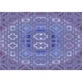 thumbnail image 1 of Ahgly Company Machine Washable Indoor Rectangle Transitional Deep Periwinkle Purple Area Rugs, 2' x 3', 1 of 7
