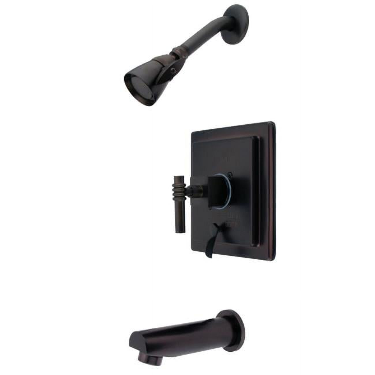 Kingston Brass KB86550QL Tub & Shower Faucet Metal Handle, Oil Rubbed Bronze