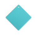 thumbnail image 4 of ziyahi Heats Insulation Table Mat Dish Plate Pot Pad Square Coaster Nonslip Placemat Desk Countertop Protector Kitchen Draining Lake Blue, 4 of 5