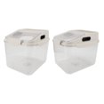 thumbnail image 1 of Conteneur de Stockage de Riz, Seau de Riz Étanche à l'Air Imperméable Transparent Bacs de Stockage de Riz Récipients de Stockage de Céréales de Cuisine Seau de Nourriture pour Animaux de Compagnie pour le Stockage des Aliments Secs, 1 of 8