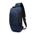 thumbnail image 1 of 1pc OZUKO Men's Anti-Theft Chest Bag With Password Lock And USB Charging Port,, 1 of 5