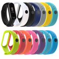 thumbnail image 3 of relayinert Bracelet de Remplacement Bracelet de Poignet Flexible Bande Ronde Bracelet de Poignet Intelligent Résistant à l'Usure Bracelet de Montre Bracelet de Sport Remplacement pour Mi 3 Lime, 3 of 9