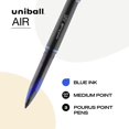 thumbnail image 4 of Uniball Air Rollerball Pens, Fine Point (0.7mm), Blue, 3 Count, 4 of 4