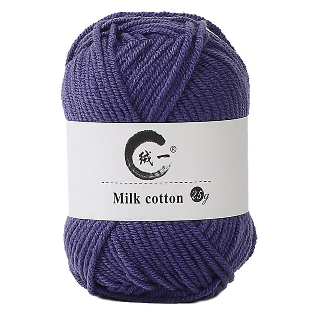 TopLLC Fil de Coton et Laine Doux Coloré pour Bébé, 25 g