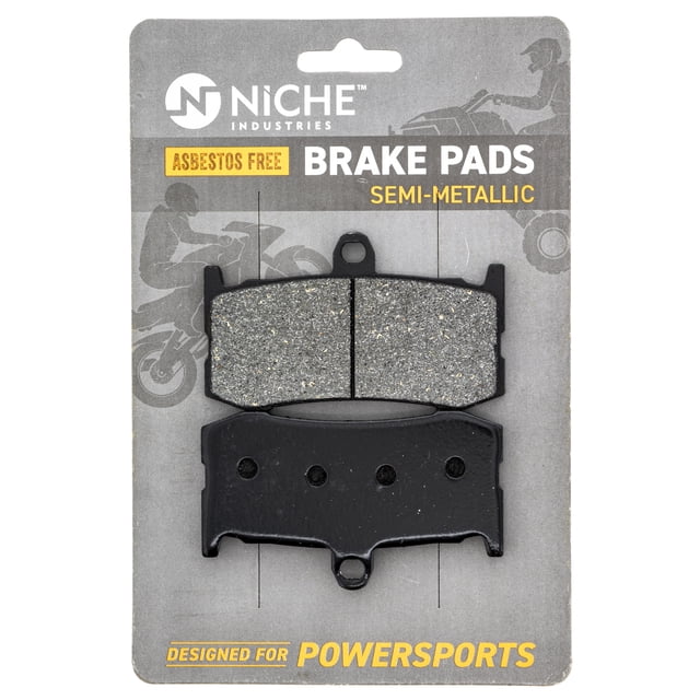 Niche Front Brake Pad Set for Triumph T2021221 Semi-Metallic Motorcycle 519-KPA2637D