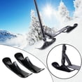 thumbnail image 1 of Winter Sports Sled Ski Scooter Conversion Kit for transforming your kick scooter into a versatile -ready ride with durable PE material 2PCS, 1 of 6