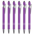 thumbnail image 1 of Unique Bargains Ballpoint Pen with Stylus Tip, Medium Point, 1.0mm, Black Ink, 6 Pack, 1 of 5
