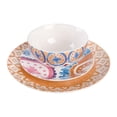 thumbnail image 3 of Tia Mowry 12 Piece Fine Ceramic Dinnerwware Set, Honey Gold, 3 of 7
