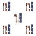 thumbnail image 2 of Maytalsory Set School Student Chopstick Fork Spoon Flatware with Storage Bag Type 4 5Set, 2 of 6