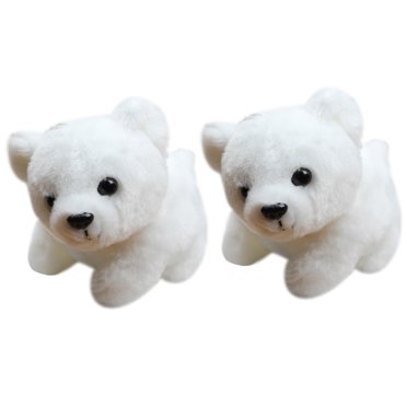 2 Pcs Porte-Clés Ours en Peluche Pendentif Porte-Clés Animaux en Peluche Porte-Clés Pendentif de Sac à Main