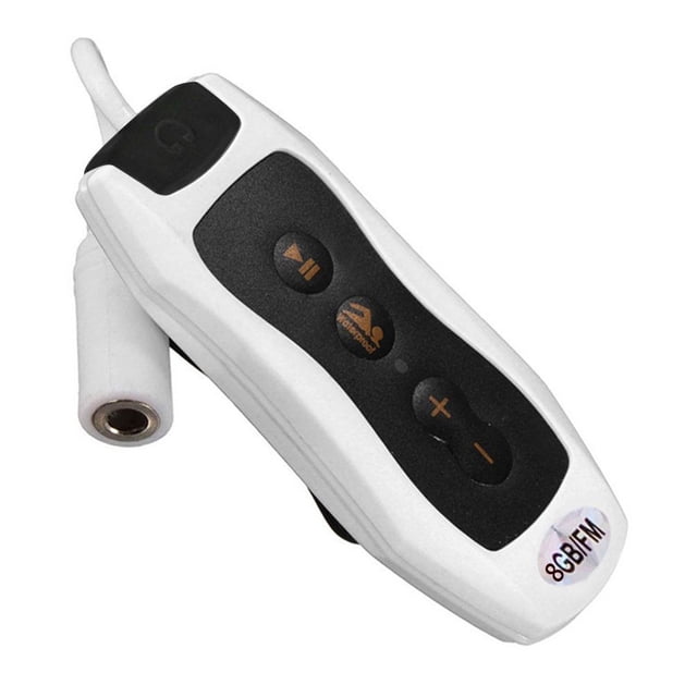Qualitygoods Mini IPX8 Waterproof MP3 Music Player FM Radio 4G/8G Clip Design Sport Running Swimming Diving Music Player