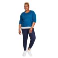 thumbnail image 2 of Penmans Plus Women's 3/4 Sleeve Fooler Tee, 2 of 6