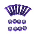 thumbnail image 1 of 8pcs Skateboard Truck Hardware Replacement Set Longboard Screw , 1 inch, 1 of 8