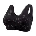 thumbnail image 1 of Bigersell Women's Bras for Older Women 1pcs Training Bra Style R-94 Breathable Pullover Bras Pack R-94-black, 1 of 6