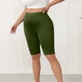 thumbnail image 2 of Women Plus Size Biker Shorts Gym Workout Running Yoga Athletic Shorts, 2 of 7