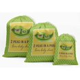 thumbnail image 1 of Darling Souvenir Vert Jumeaux Fournitures de Fête de Baby Shower Pochettes à Cordon Sacs à Cadeaux 15 Pcs, 1 of 5