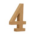 thumbnail image 1 of 4 Inch Wooden Letters Unfinished for Crafts - White Wood Alphabet Letters for Wall Decor, Marquee Signs, Wedding, Birthday Party & Home Decoration - Standing Table Letters for DIY Projects, 1 of 6