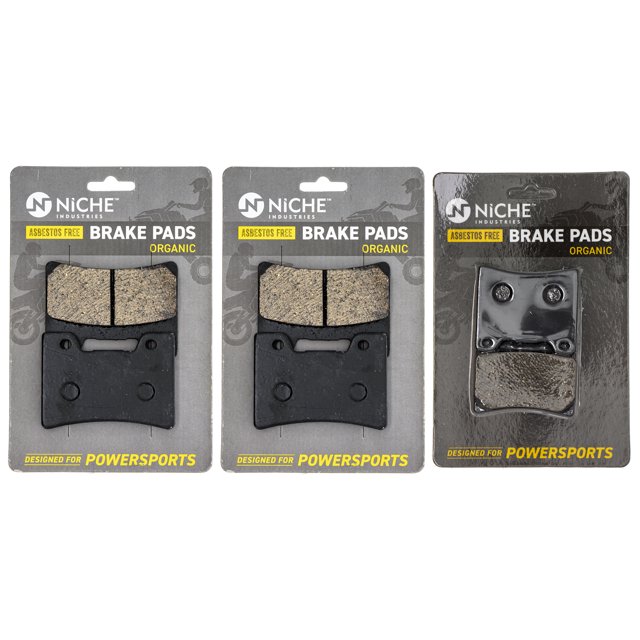 Niche Complete Organic Brake Pad Set for Yamaha YZF600R Motorcycle MK1002658