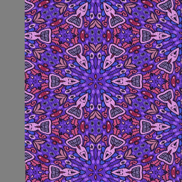Ahgly Company Tapis d'Intérieur Lavable en Machine Carré Transitionnel Indigo Violet, 8 Pieds Carré