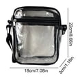 thumbnail image 3 of Clear Stadium Approved Transparent Backpack for Concerts, Sports, Festivals and Beach, 3 of 9
