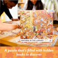 thumbnail image 4 of Big Potato Mayhem in The Library: Book Jigsaw Puzzle for Adults (1000 Pieces) Filled with 101 Riddles to SolveÃ¢â‚¬Â¦, 4 of 4
