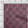 thumbnail image 1 of oneOone Organic Cotton Voile Fabric Tartan Check Print Sewing Fabric BTY 42 Inch Wide, 1 of 4